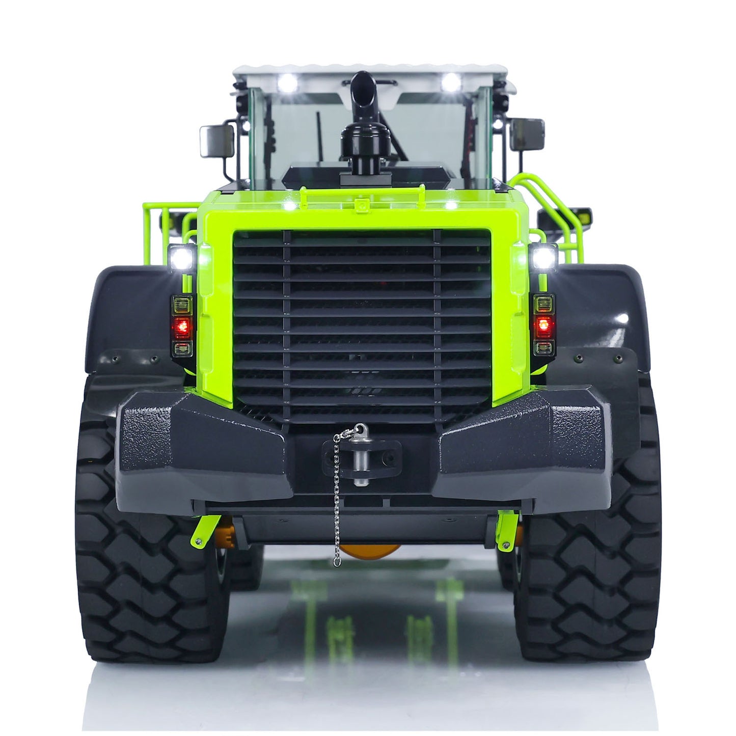 Metal 1/14 ZW370 RC Hydraulic Loader JDM-198 Radio Control Construction Truck PNP New Sound System Motor ST8 Radio