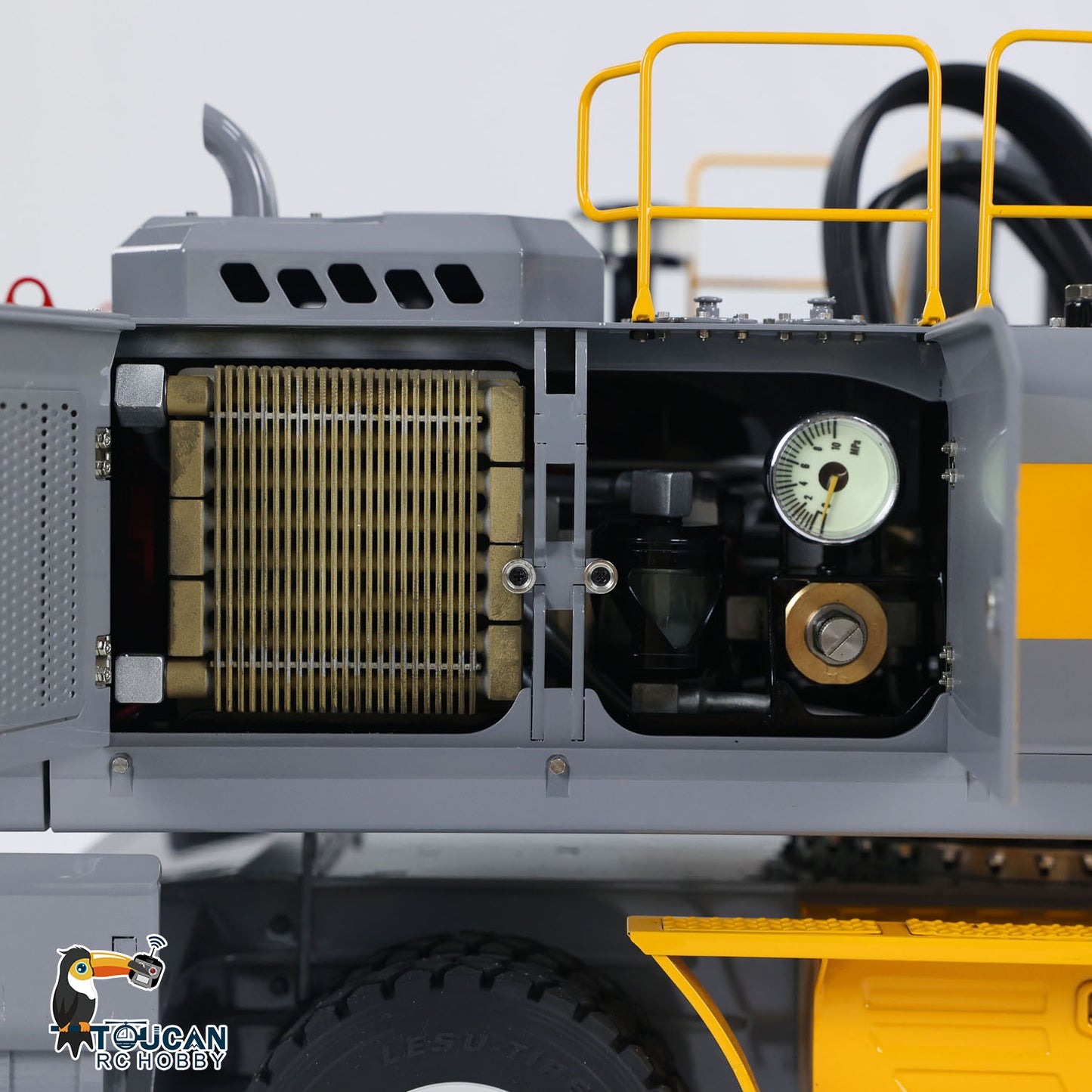 1/14 LESU RC Hydraulic Wheeled Excavator Aoue ET30H