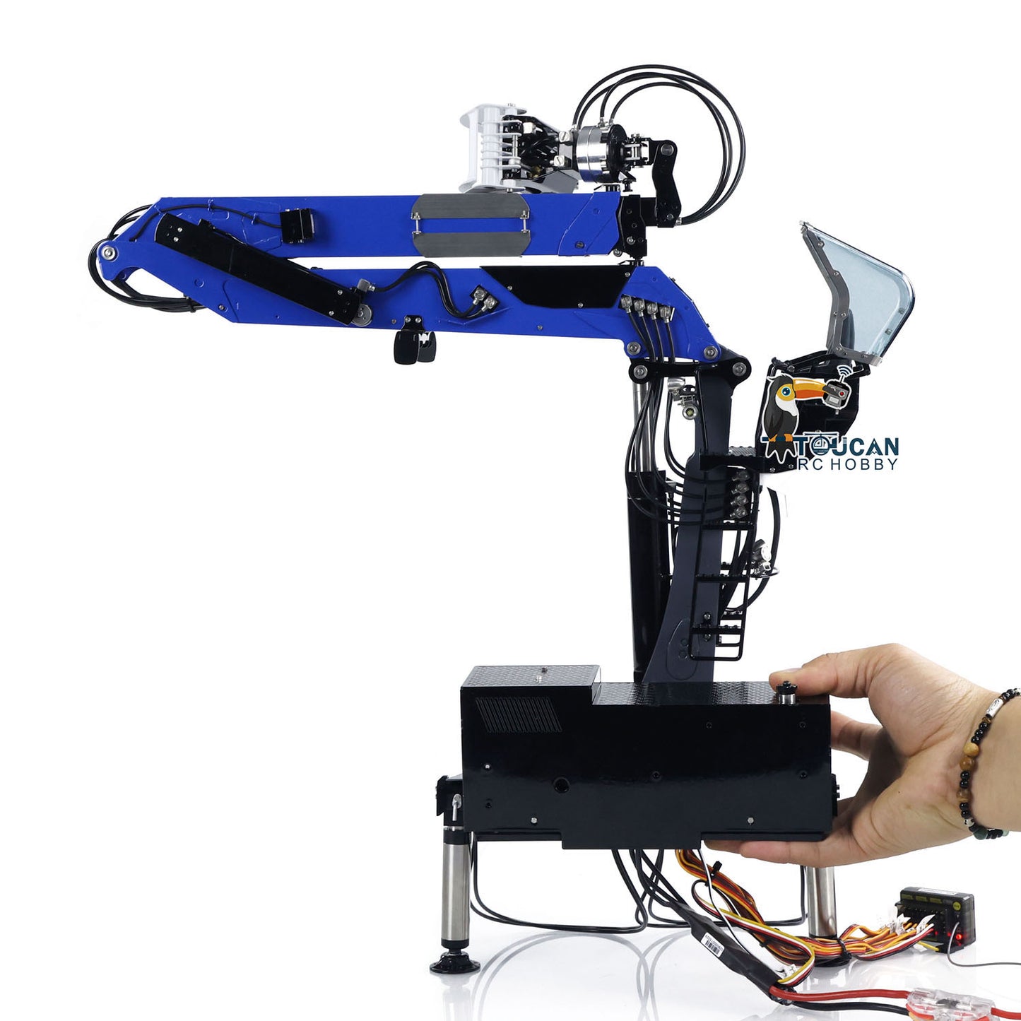 LESU Metal Hydraulic Timber Crane for 1/14 RC Tractor Truck DIY Lorry TAMIYA Car