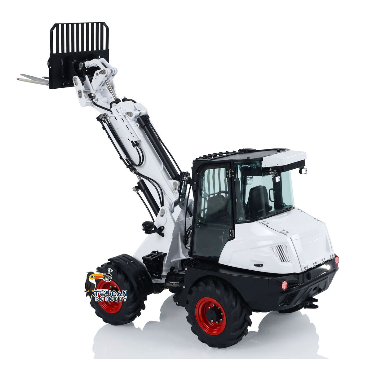 LESU RTR 1/14 Hydraulic RC Telescopic Arm Car Metal Loader AT1050 Forklift Truck