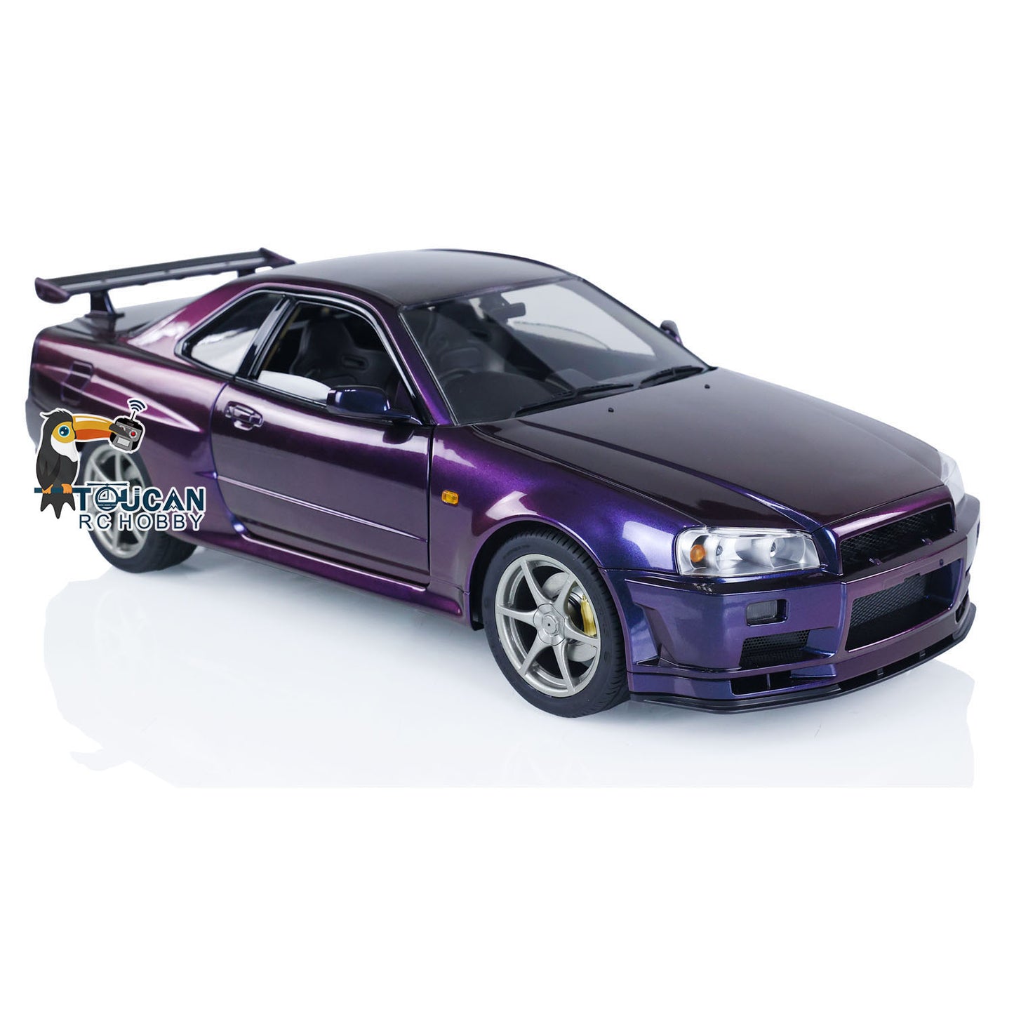 Capo 1/8 Assembled Painted RTR 4x4 4WD R34 RC Racing Drifting Car With Sound Light System Smoke Function