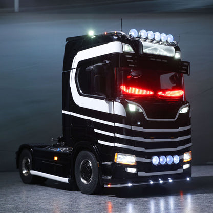 Unitru 05 770S 1/14 RC Tractor Truck 4x4 Metal Chassis RTR 3Speed Gearbox Remote Control Lorry Car Smoke Light Sound ST8 Battery