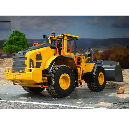 Double E Metal 1/14 4X4 Remote Control Hydraulic Loader L260H Axle Locks 2Speed Gearbox Brushless Motor Battery RTR Light System