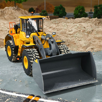 Double E Metal 1/14 4X4 Remote Control Hydraulic Loader L260H Axle Locks 2Speed Gearbox Brushless Motor Battery RTR Light System