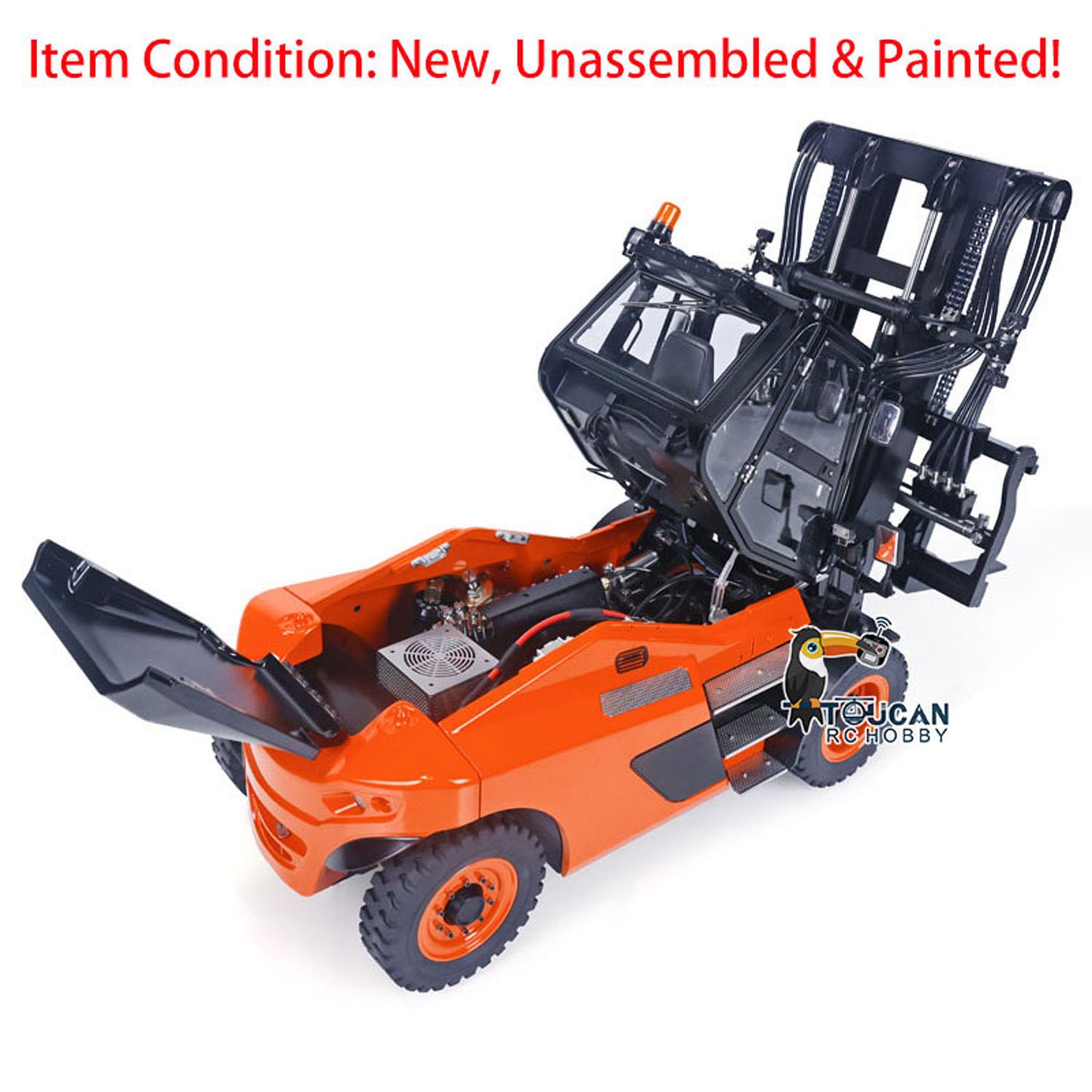 LESU 1/14 Aoue LD160S RC Unassembled Metal Hydraulic Forklift A0014