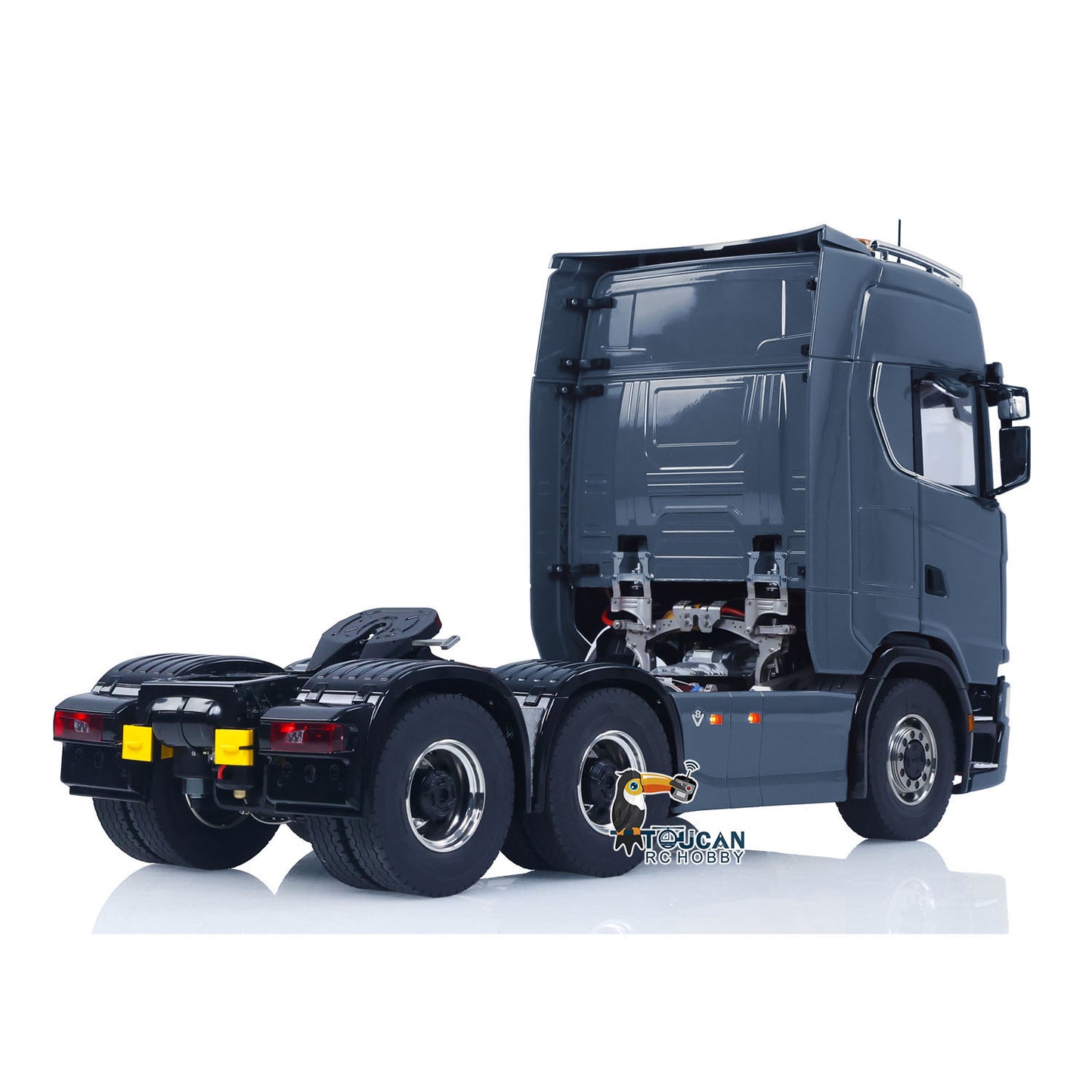 770S 1/14 6X6 RC Tractor Truck Liftable Rear Axle Wheel Hub Reduction Differential Locks Hobbywing ESC Flysky ST8 Light System