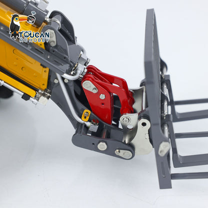 US STOCK LESU AT1050 1/14 Hydraulic RC Telescopic Arm Fork Loader Painted Assembled Car