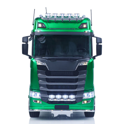 Fast Shipping 1/14 KABOLITE RC Tractor Truck 770S 100 6X6 2Speed Romote Control Vehicle Axle Locks Metal Chassis Rail Openable Door RTR