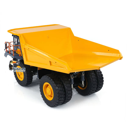 LESU Aoue R100E 1/16 Metal Hydraulic RC Mining Dump Truck with Flysky PL18EVLite Radio Controller Light System
