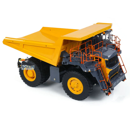 LESU Aoue R100E 1/16 Metal Hydraulic RC Mining Dump Truck with Flysky PL18EVLite Radio Controller Light System