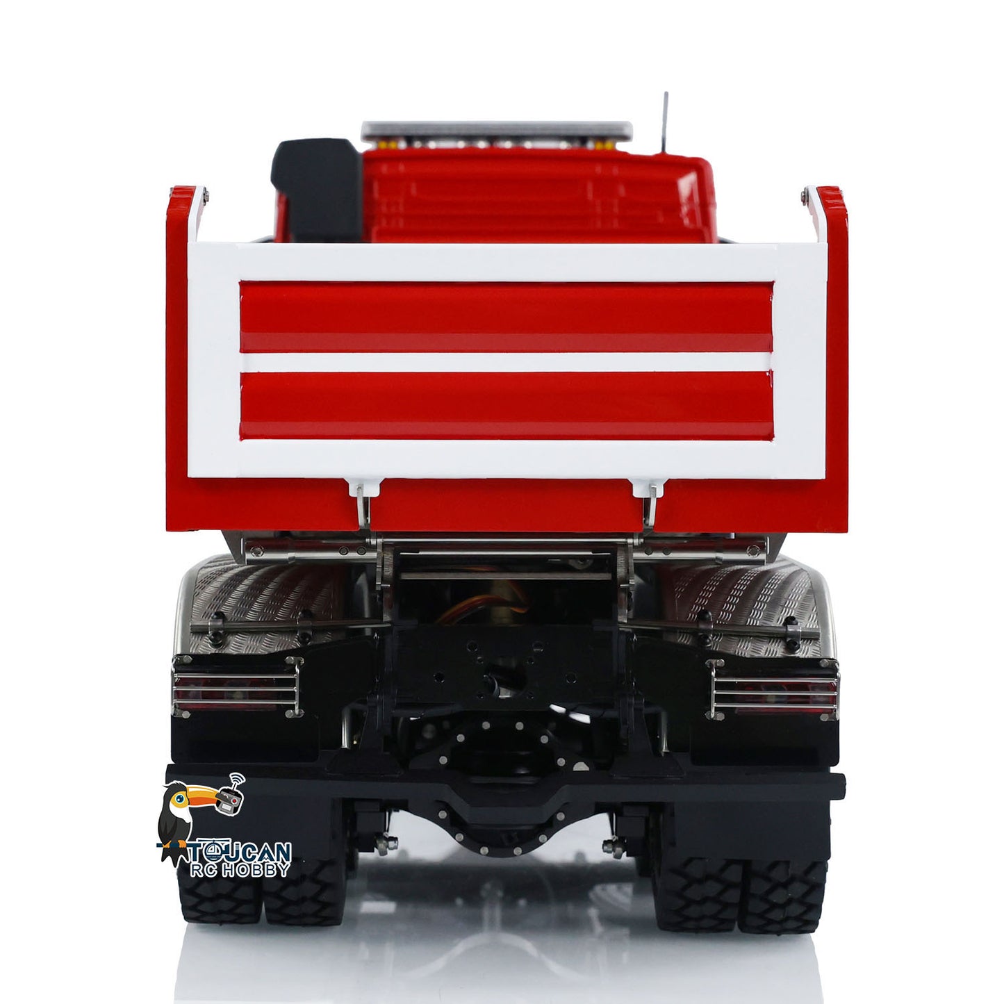 1/14 3-way RC Hydraulic Dumper Car LESU Metal 6x6 Chassis FMX Cabin