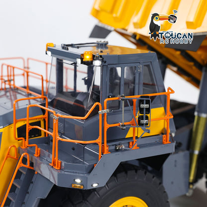 LESU Aoue R100E 1/16 Metal Hydraulic RC Mining Dump Truck with Flysky PL18EVLite Radio Controller Light System