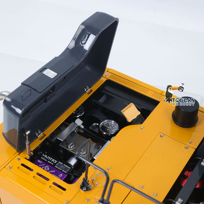 Super Frog 3 Pumps 9CH Valve 1/14 RC Hydraulic Excavator E400 Pro Metal Digger Frsky X12 Radio 5D Rocker Joystick