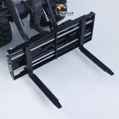 MTRC Metal 1/14 RC Hydraulic Loader E260L 5CH Valves Remote Control Engineering Vehicles Axle Locks Quick Coupler Lights Sounds No Battery