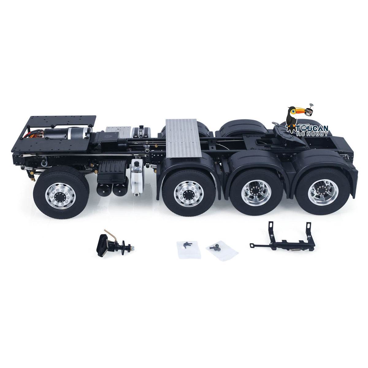 LESU Heavy-duty Chassis 1/14 R620 RC Tractor Truck Model Car SAVOX Servo Equipment Rack