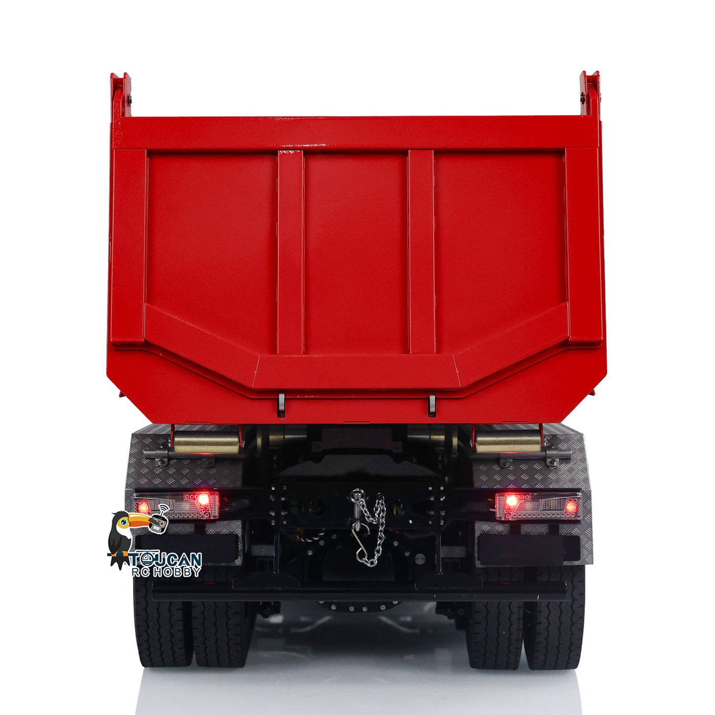 Metal 1/14 Hydraulic RC Dump Truck 8x8 Full Dumper Car With U-Shape High Bucket