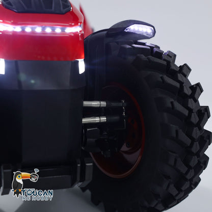 US STOCK CROSSRC 1/8 RC Tractor TL4 Iron Bull Remote Control Model Car Light Motor 2Speed