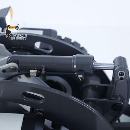 MTRC Metal 1/14 RC Hydraulic Loader E260L 5CH Valves Remote Control Engineering Vehicles Axle Locks Quick Coupler Lights Sounds No Battery