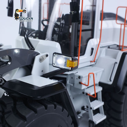 MTRC Metal 1/14 RC Hydraulic Loader E260L 5CH Valves Remote Control Engineering Vehicles Axle Locks Quick Coupler Lights Sounds No Battery