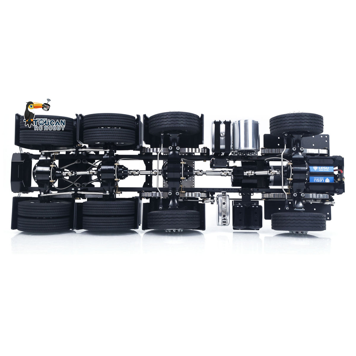 LESU Heavy-duty Chassis 1/14 R620 RC Tractor Truck Model Car SAVOX Servo Equipment Rack