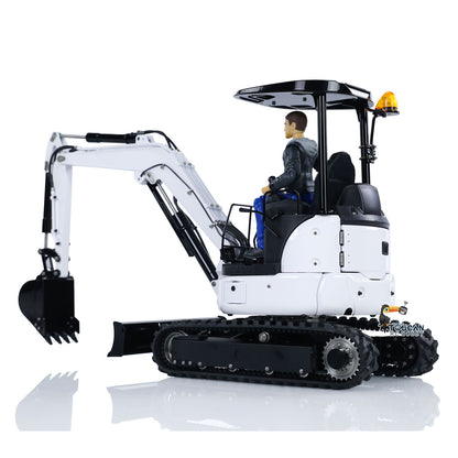 IN STOCK LESU 1/14 RC Hydraulic Excavator PC30 Mini Machine Toys  Light Pump Metal Radio Controlled Digger Model 6CH Plunger-type Valve
