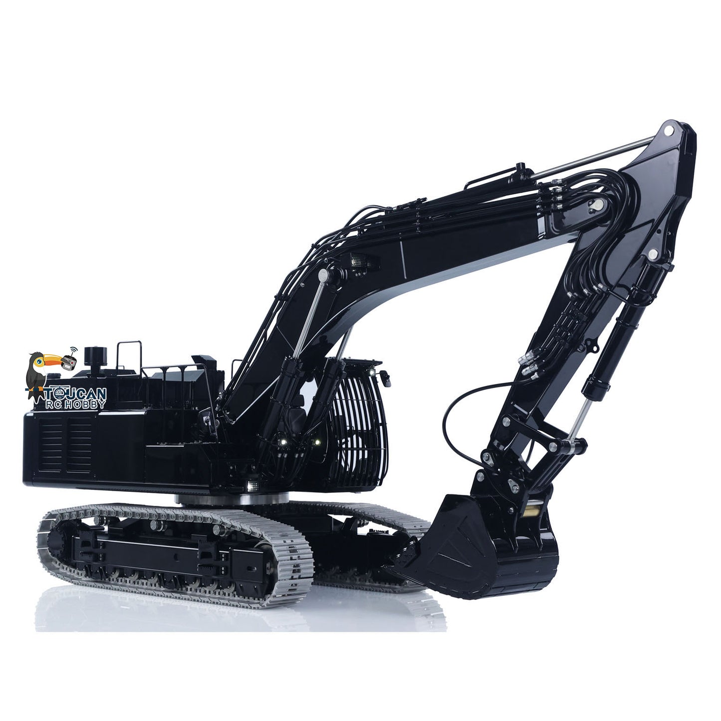 LESU Aoue ZX490 Metal 1/14 Remote Control Hydraulic Excavator Upgraded Heavy RC Digger Flysky Paladin PL18EV Lite Sound Smoke