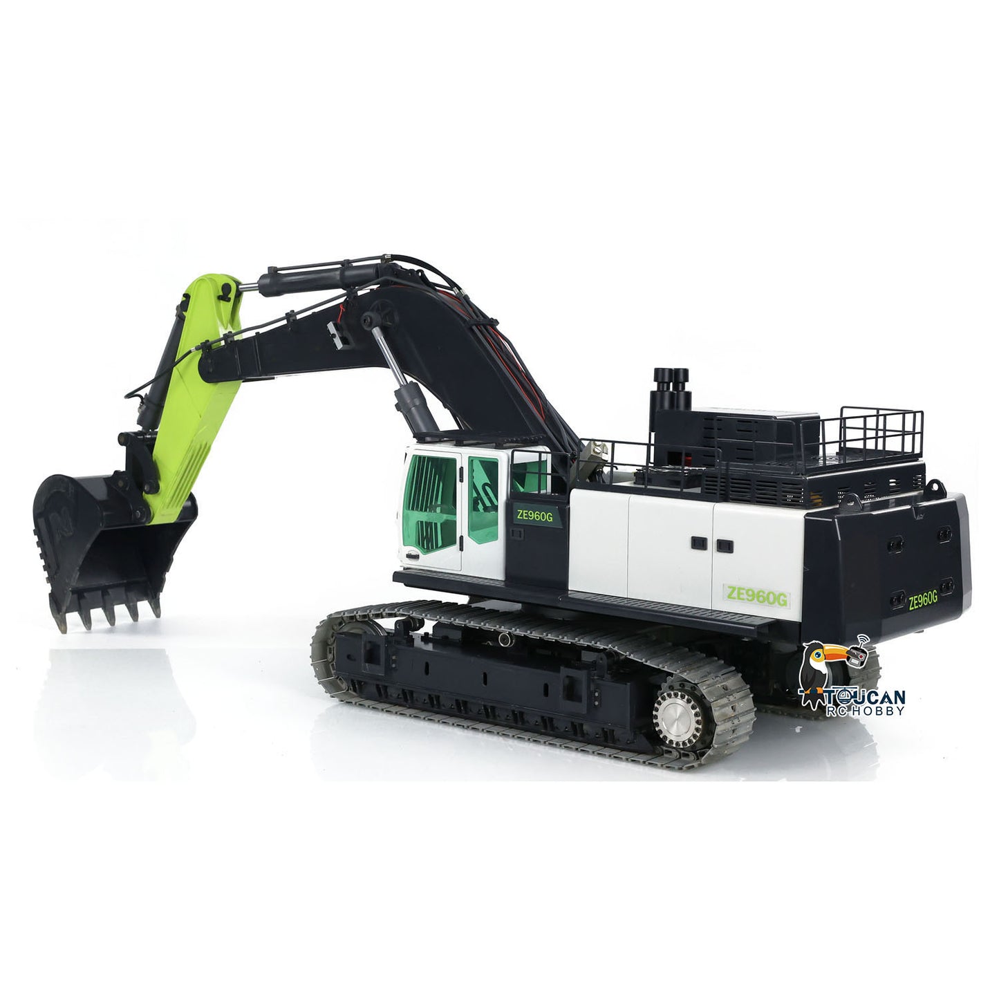 ZOOMLION Metal RC Hydraulic Excavators 1/12 ZE960G 960 Double Pump RTR Radio Control Digger Hydraulic System with Double-pump Light Sound