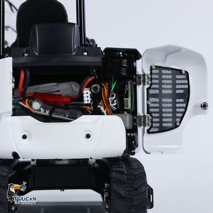 IN STOCK LESU 1/14 RC Hydraulic Excavator PC30 Mini Machine Toys  Light Pump Metal Radio Controlled Digger Model 6CH Plunger-type Valve