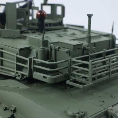 TOUCAN 1/16 Metal RC Tank 3918 Abrams M1A2 TUSK II Dual Flow Gearbox 360 Turret Rotary Infrared Combat Barrel Recoil FPV