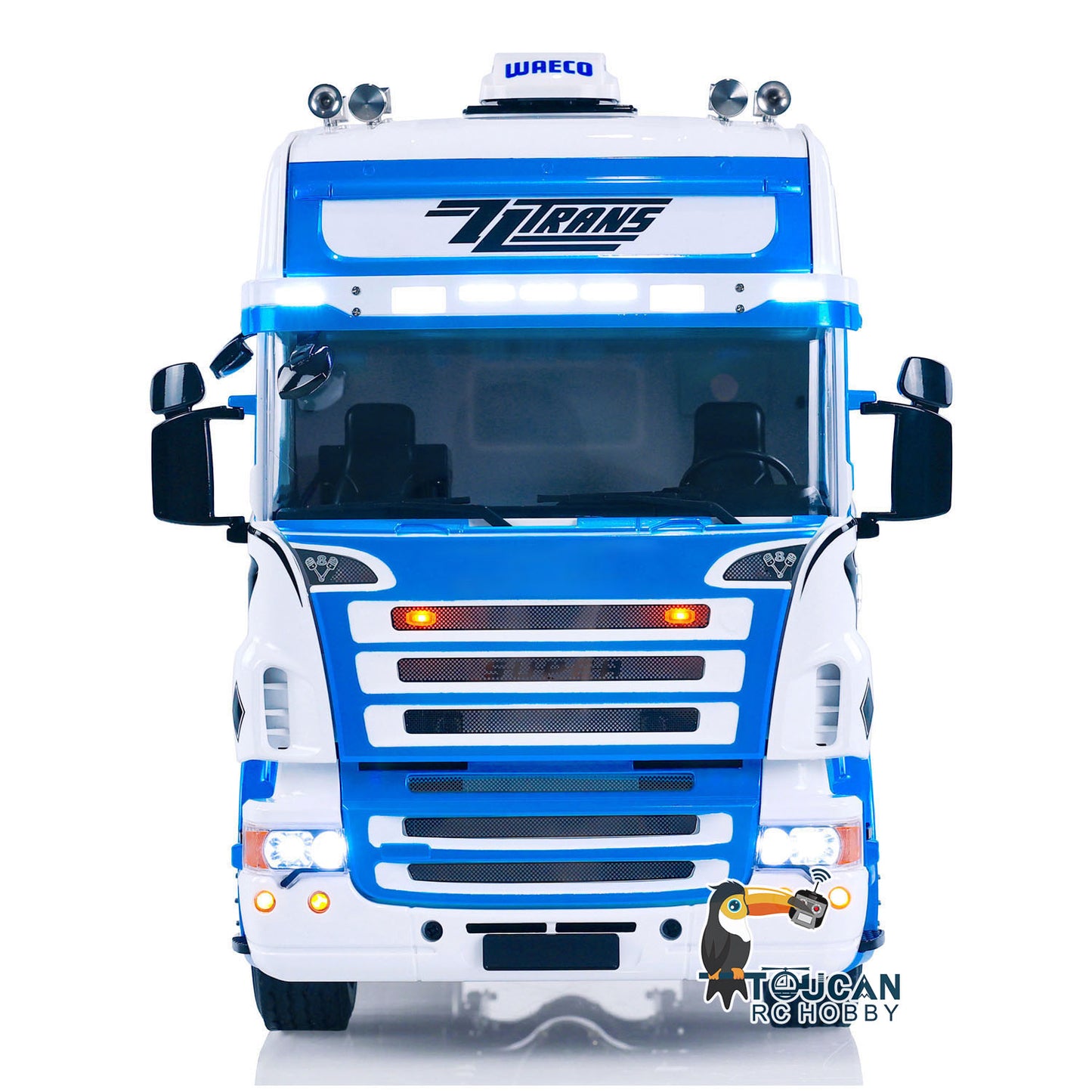 Camion tracteur télécommandé 1/14 RC 6x6 LESU châssis métallique RTR voiture télécommandée