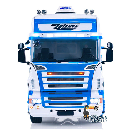 Camion tracteur télécommandé 1/14 RC 6x6 LESU châssis métallique RTR voiture télécommandée