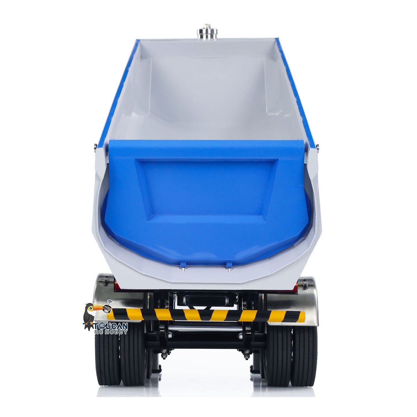 LESU 1/14 RC Metal Hydraulic Dump Trailer Model for DIY Remote Control Tractor Truck Lorry Car Model Pump Electric Support Legs