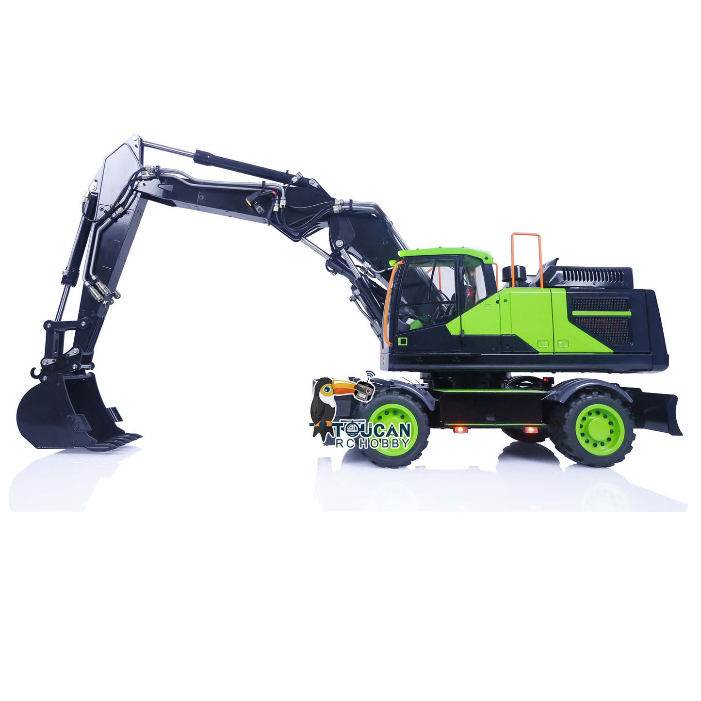 1/14 EC380 RC Hydraulic Excavator 3 Arms RC Digger Tiltable Bucket