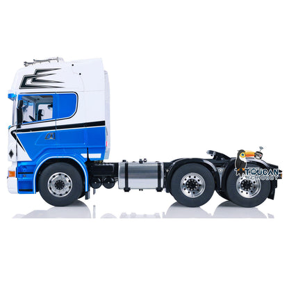 Camion tracteur télécommandé 1/14 RC 6x6 LESU châssis métallique RTR voiture télécommandée