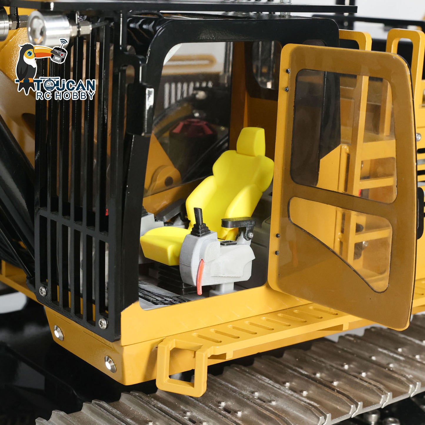 1/8 Giant Metal 385CF Heavy Duty RC Hydraulic Excavator I6S Controller