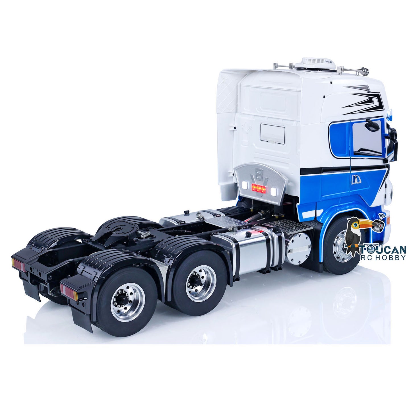 Camion tracteur télécommandé 1/14 RC 6x6 LESU châssis métallique RTR voiture télécommandée