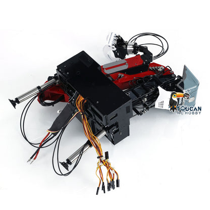 EN STOCK 1/14 LESU Remorque grue hydraulique RC pour bois RTR/KIT Ver