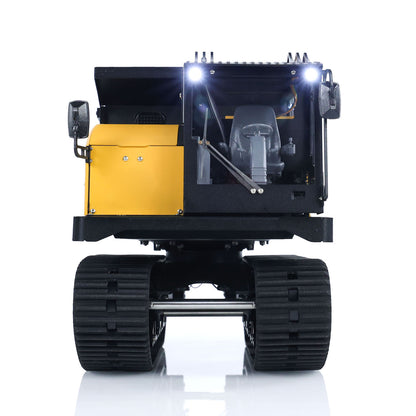 Fast Shipping 1/14 RC Hydraulic Crawler Dump Truck T14R Metal Tracked Tipper RTR Construction Machine Flysky ST8 Radio Light Sound Battery