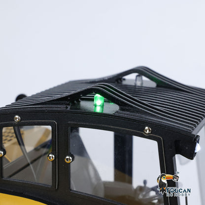 1/14 RC Hydraulic Crawler Dump Truck T14R Metal Tracked Tipper RTR Construction Machine Flysky ST8 Radio Light Sound Battery