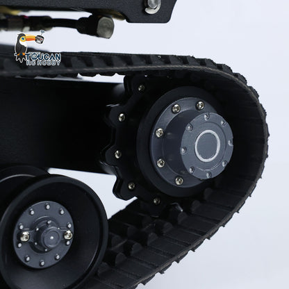 1/14 RC Hydraulic Crawler Dump Truck T14R Metal Tracked Tipper RTR Construction Machine Flysky ST8 Radio Light Sound Battery