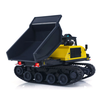 Fast Shipping 1/50 T14R Panther RTR Electric RC Crawler Dump Truck Construction Vehicle Tracked Tipper Finished Model Toys Lights Sounds Unit