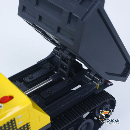 Pre-Order 1/50 T14R Panther RTR Electric RC Crawler Dump Truck Construction Vehicle Tracked Tipper Finished Model Toys Lights Sounds Unit