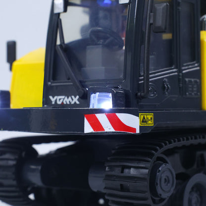 US STOCK 1/50 T14R Panther RTR Electric RC Crawler Dump Truck Construction Vehicle Tracked Tipper Finished Model Toys Lights Sounds Unit