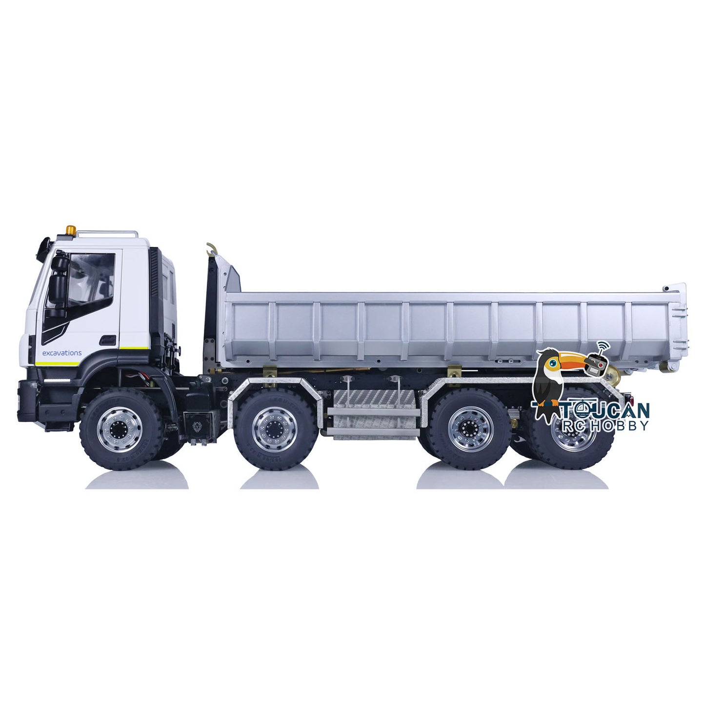 LESU 1/14 8x8 Hydraulischer RC-Muldenkipper RTR
