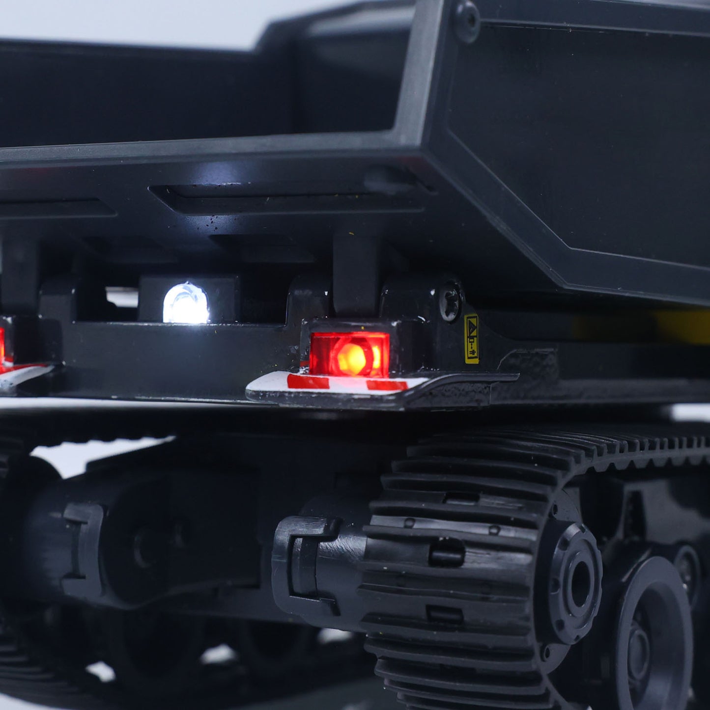 US STOCK 1/50 T14R Panther RTR Electric RC Crawler Dump Truck Construction Vehicle Tracked Tipper Finished Model Toys Lights Sounds Unit