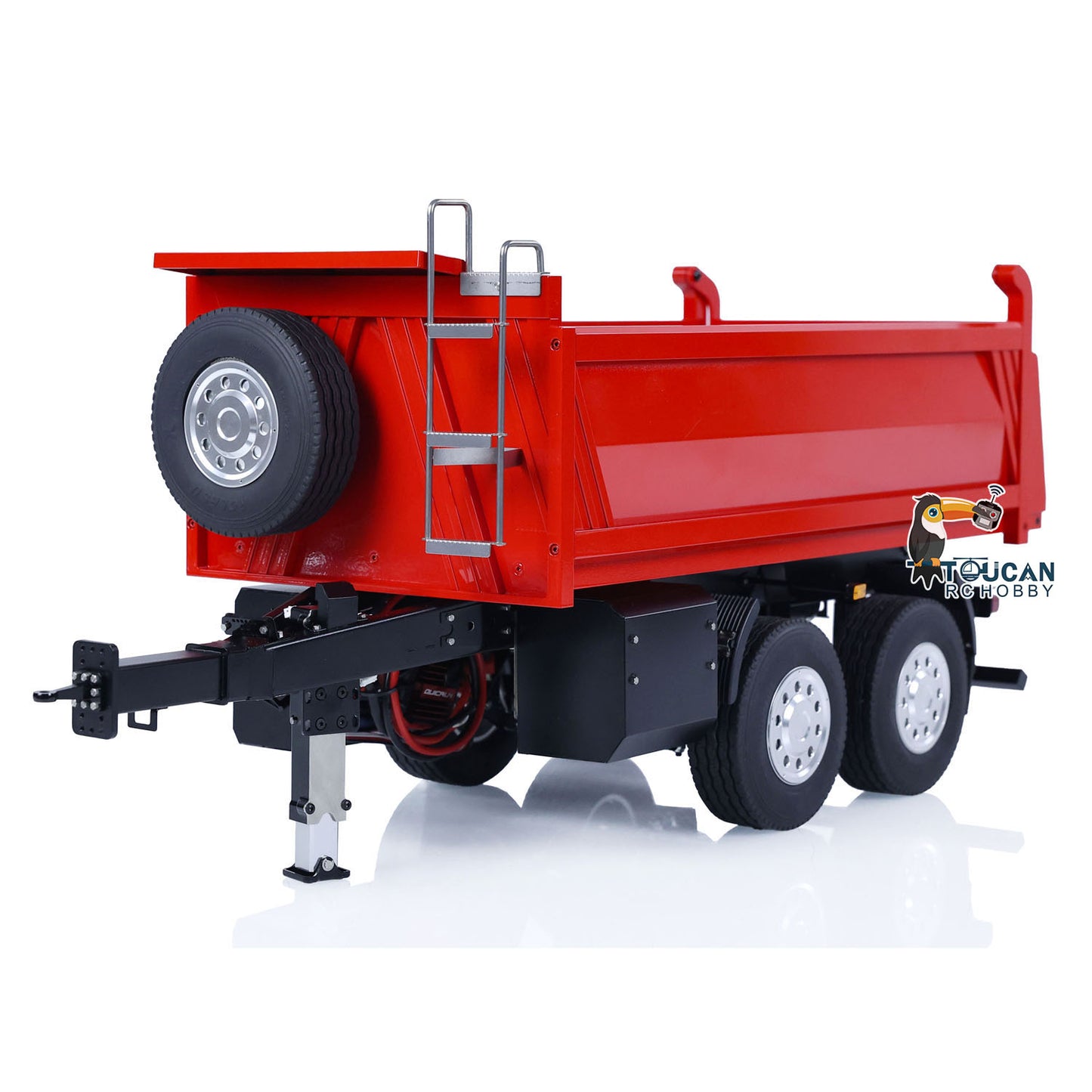 Metal LESU 1/14 RC Trailers 2-Axle Hydraulic Self-dumping