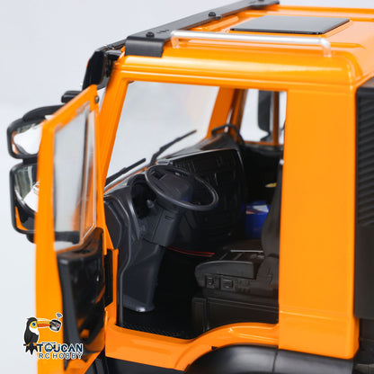 IN STOCK 1/14 Hydraulic RC Dump Trucks 6x6 Remote Control Tipper With 2-speed Gearbox