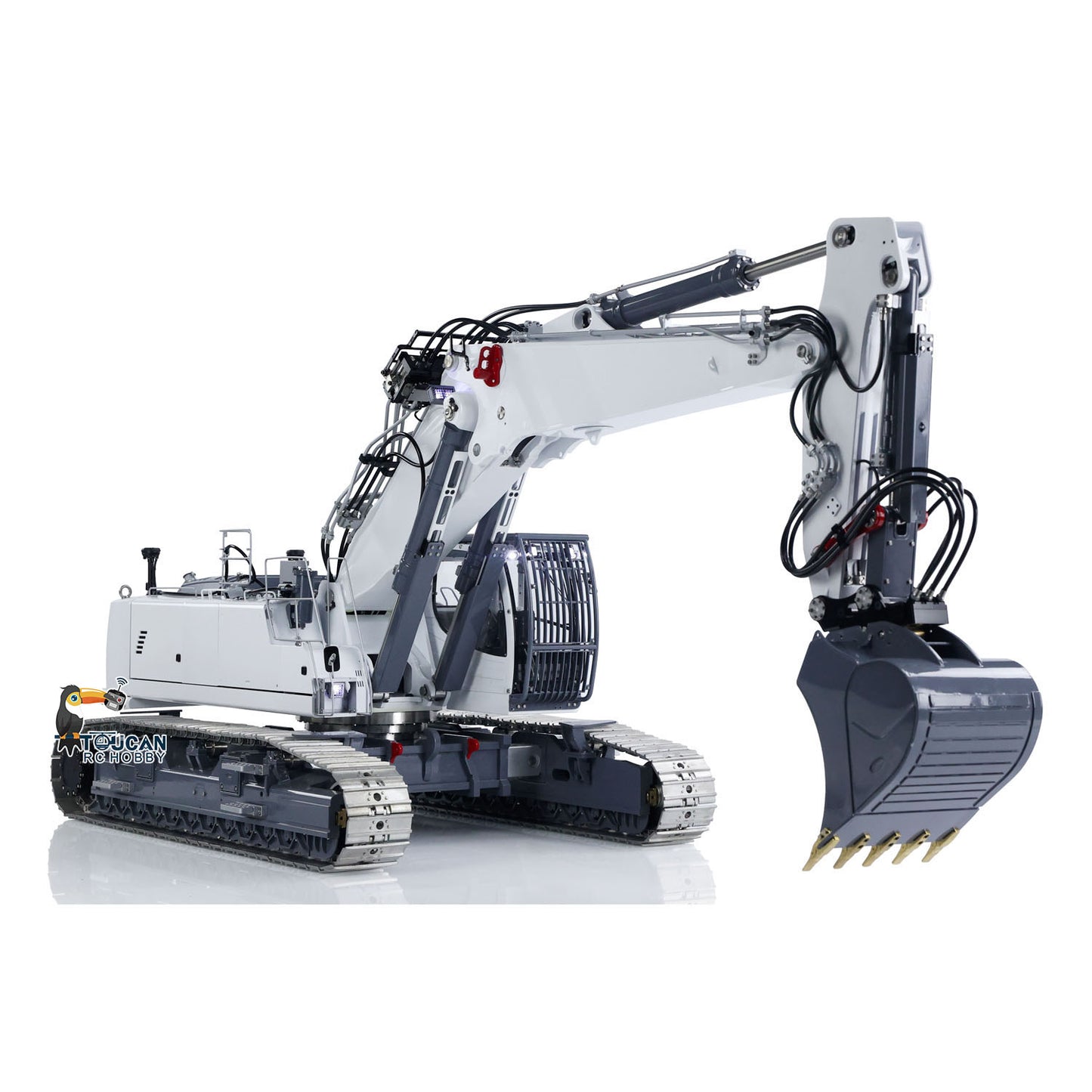 LESU 1/14 RC Heavy Full Hydraulic Excavator LR960 RTR Demolition Digger Model XE Radio