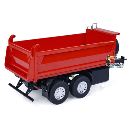 Metal LESU 1/14 RC Trailers 2-Axle Hydraulic Self-dumping