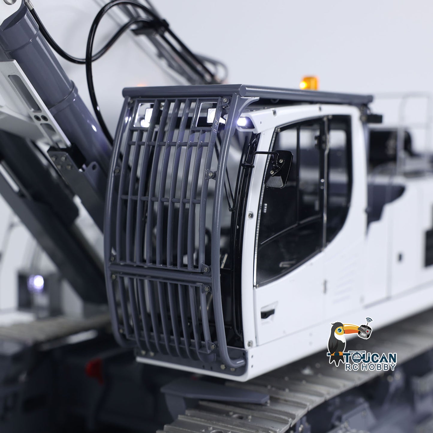 LESU 1/14 RC Heavy Full Hydraulic Excavator LR960 RTR Demolition Digger Model XE Radio